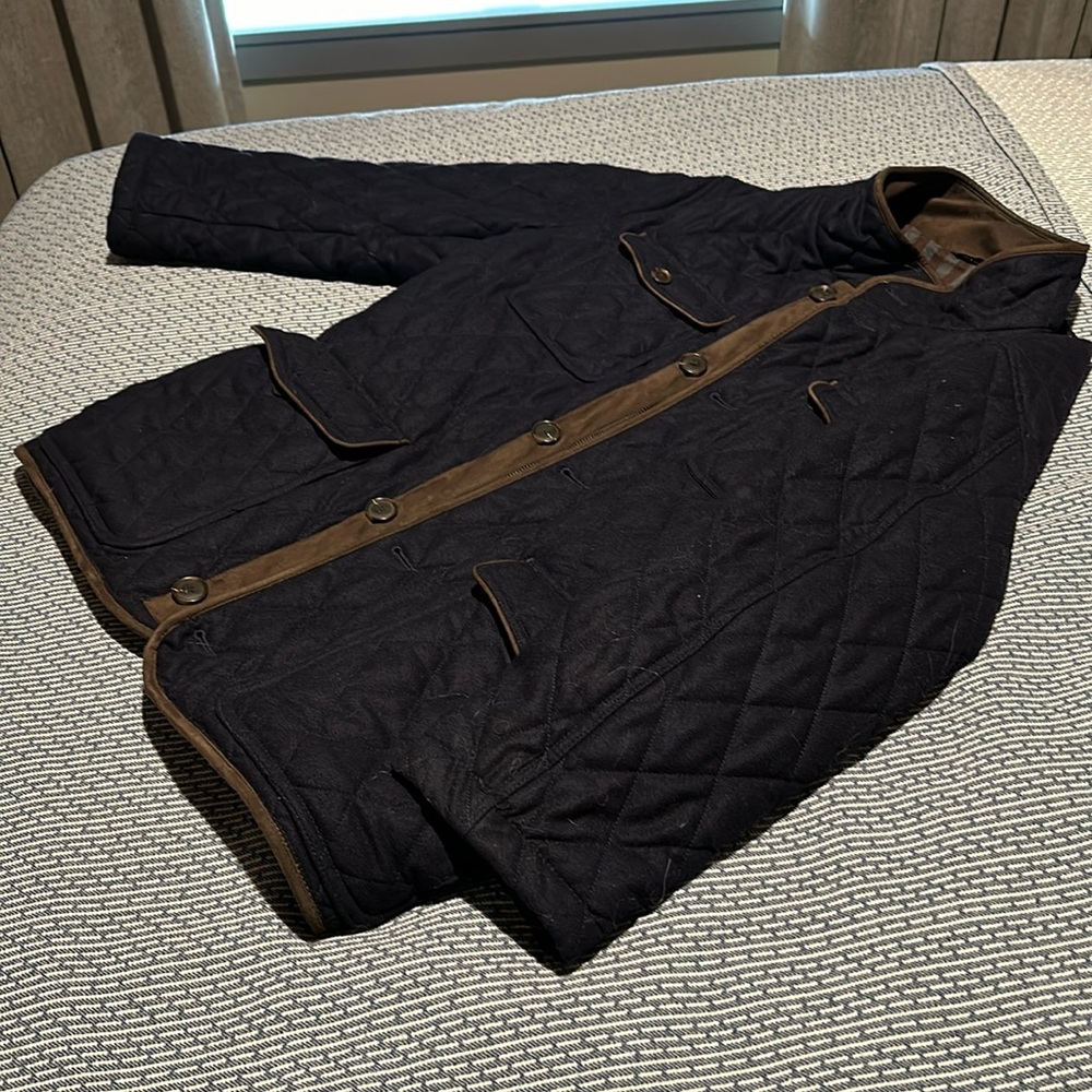 Beautiful quilted Italian jacket.